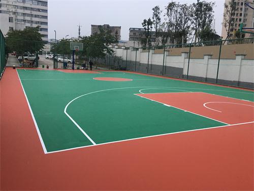 内江市威远县人民医院硅pu篮球场