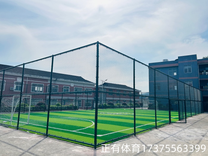 怀化市沅陵学校足球场草坪施工完工